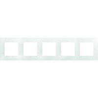 Рамка Legrand 5 постов Legrand Etika белый 672505