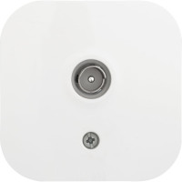 Розетка Legrand TV (телевизионная) Legrand Quteo "звезда" IP20 накладной монтаж белый 782215