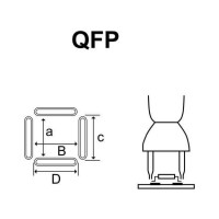 Насадка QFP (10х10 мм) для паяльной станции SS-989B ProsKit 9SS-900-B 00271477