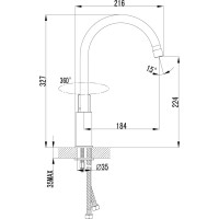 Смеситель для кухни Lemark Plus Grace LM1505C