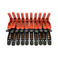 Зажим Крокодил АВТОЭЛЕКТРИКА 10красн.+10черн. Т-23, длина 165мм, медная вставка, ток 600А 49