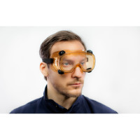 Закрытые защитные очки Delta Plus RUIZ1 с прозрачной ацетатной линзой RUIZ1VIAC