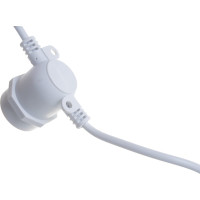 Гирлянда FERON 230V 10 E27 белый, шаг 50cm, IP 65, 5м +3м шнур, CL50-8 29884