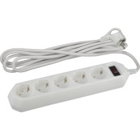 Сетевой фильтр ЭРА USF-5es-1.5m-W белый Б0019031