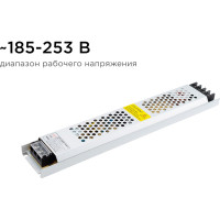 Блок питания Apeyron 24В, 300Вт, IP20, 12.5А, алюминий, слим, 308х53х22мм 03-73