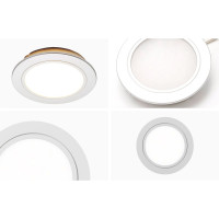 Комплект светодиодных светильников круглых врезных, Apeyron 12В, 1,3 Втх4 шт. ТБ 12-03