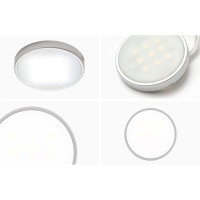 Комплект светодиодных круглых накладных светильников Apeyron 12В, 2.7 Вт х 4шт, RGBW 12-04