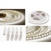 Светодиодная лента Apeyron 12В, СТ, 12Вт/м, smd2835, 120д/м, IP20, 1300Лм/м, подложка 10мм, 5м, 3000К 00-118