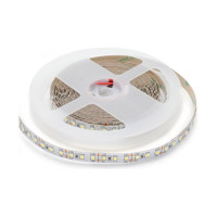 Светодиодная лента Apeyron 12В, 12Вт/м, smd2835, 120д/м, IP20, 1300лм/м, подложка 10мм, 5м, 6500 К 00-119