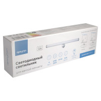 Светодиодный светильник Apeyron для зеркальной подсветки, 220В, 6Вт, IP44, 540ЛМ, 4000К, хром 12-19