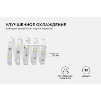 Светодиодная лента Apeyron 12В, 7.2 Вт/м 36 00-36