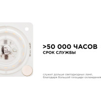 Светодиодная плата Apeyron 220В, 12Вт, прямоугольная с линзой, без пульсации, ХБ 02-14