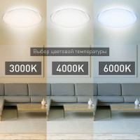 Светодиодный потолочный светильник ЭРА Классик с ДУ SPB-6-70-RC Saturn 70Вт 3000-6500К Б0036367