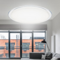 Потолочный светодиодный светильник ЭРА Классик с ДУ SPB-6-120-RC Saturn 120Вт 3000-6500К 10200Лм прозрачный кант Б0034961