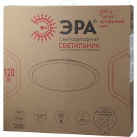 Потолочный светодиодный светильник ЭРА Классик с ДУ SPB-6-120-RC Saturn 120Вт 3000-6500К 10200Лм прозрачный кант Б0034961