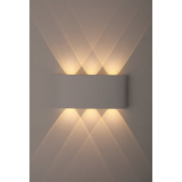 Светильник ЭРА WL12 WH декоративная подсветка светодиодная 6*1Вт IP 54 белый Б0034610