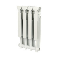 Алюминиевый радиатор ROMMER Optima 500 4 секции RAL9016 89556