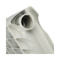 Алюминиевый радиатор ROMMER Optima 500 4 секции RAL9016 89556