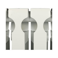 Алюминиевый радиатор ROMMER Optima 500 4 секции RAL9016 89556