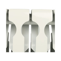 Алюминиевый радиатор ROMMER Plus 500 10 секций RAL9016 89566