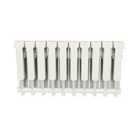 Алюминиевый радиатор ROMMER Profi 350 AL350-80-80-080 10 секций RAL9016 86623