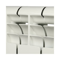 Алюминиевый радиатор ROMMER Profi 350 AL350-80-80-080 10 секций RAL9016 86623