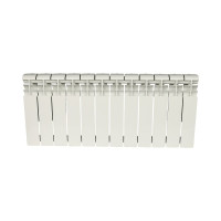 Алюминиевый радиатор ROMMER Profi 350 AL350-80-80-080 12 секций RAL9016 86624