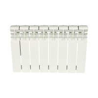 Алюминиевый радиатор ROMMER Profi 350 AL350-80-80-080 8 секций RAL9016 86622