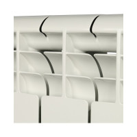 Алюминиевый радиатор ROMMER Profi 500 AL500-80-80-100 10 секций RAL9016 82485