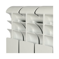 Алюминиевый радиатор ROMMER Profi 500 AL500-80-80-100 4 секции RAL9016 82482