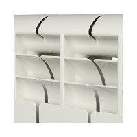 Биметаллический радиатор ROMMER Profi BM 350 BI350-80-80-130 4 секции RAL9016 86629