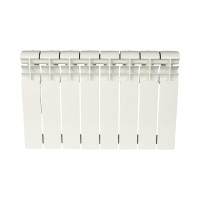 Биметаллический радиатор ROMMER Profi BM 350 BI350-80-80-130 8 секций RAL9016 86631