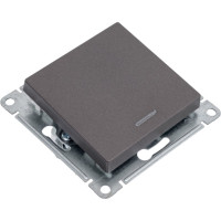 Механизм выключателя Systeme Electric 1-кл. ATLAS DESIGN с подсветкой сх.1а 10АХ мокко 1240356 ATN000613