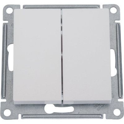 Механизм выключателя Systeme Electric 2-кл. ATLAS DESIGN сх.5 10АХ жемчуг ATN000451 1240289