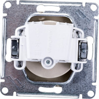 Механизм розетки Systeme Electric (Schneider Electric) 1-м AtlasDesign, без заземления, 16 А, алюминий ATN000341