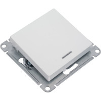 Механизм выключателя Systeme Electric (Schneider Electric) 1-кл. ATLAS DESIGN с подсветкой сх.1а 10АХ жемчуг 1240270 ATN000413