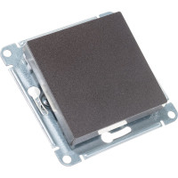 Механизм переключателя Systeme Electric 1-кл. ATLAS DESIGN 10АХ мокко ATN000661 1240378