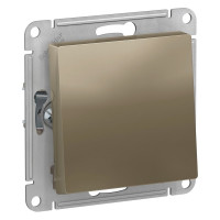 Механизм переключателя Systeme Electric 1-кл. ATLAS DESIGN 10АХ шампань ATN000561 1240335