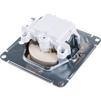 Механизм розетки Systeme Electric 1-м СП ATLAS DESIGN без заземления, 16А, шампань ATN000541 1240325