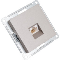 Механизм компьютерной розетки Systeme Electric ATLAS DESIGN RJ45 шампань ATN000583 1240340