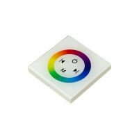 Контроллер Apeyron RGB 12/24В, 144/288Вт, встраиваемый с БЕЛОЙ многоцветной сенсорной панелью 04-09