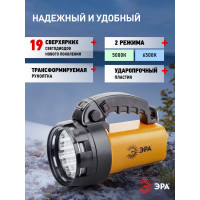 Светодиодный аккумуляторный фонарь прожектор ЭРА PA-601 АЛЬФА ручной мощный яркий Б0031036