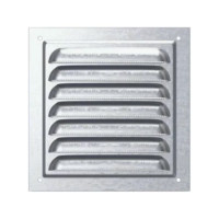 Решетка вентиляционная стальная оцинкованная 150х150 мм ERA 1515МЦ