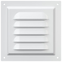 Решетка вентиляционная стальная, эмаль 125х125 мм ERA 1212МЭ 86-861