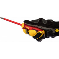 Диэлектрическая крестовая отвертка Felo Ergonic +/- Z 2X 100 41720390