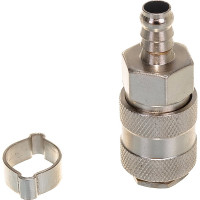 Переходник рапид – ёлочка 8 мм с обжимным кольцом 8-13 мм Elitech 0704.018300