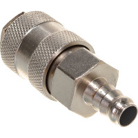 Переходник рапид – ёлочка 8 мм с обжимным кольцом 8-13 мм Elitech 0704.018300