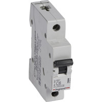 Авт.выключатель Legrand RX3  4,5кА 6А 1П C 419661