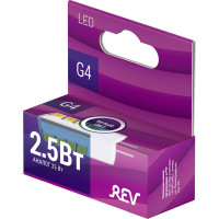 Светодиодная лампа REV JC G4, 2,5W, 4000K, 220V 32438 6