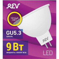 Светодиодная лампа REV MR16, GU5.3, 9W, 3000K, 32414 0